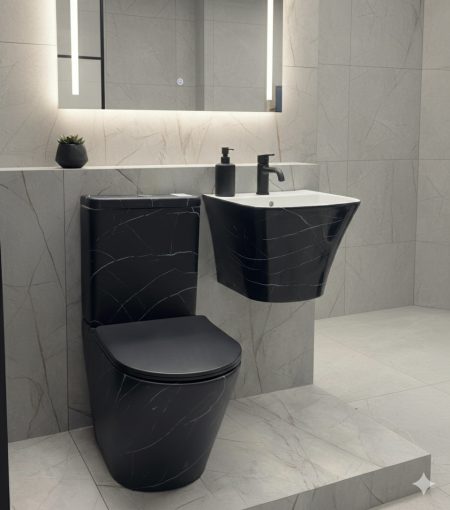 مرحاض&مغسلة معلقة